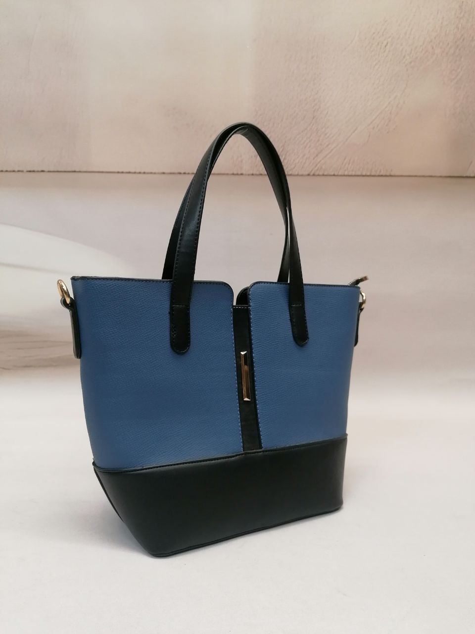 NBW PLT 1021 VEGAN DERI ORTA BOY CANTA-Indigo