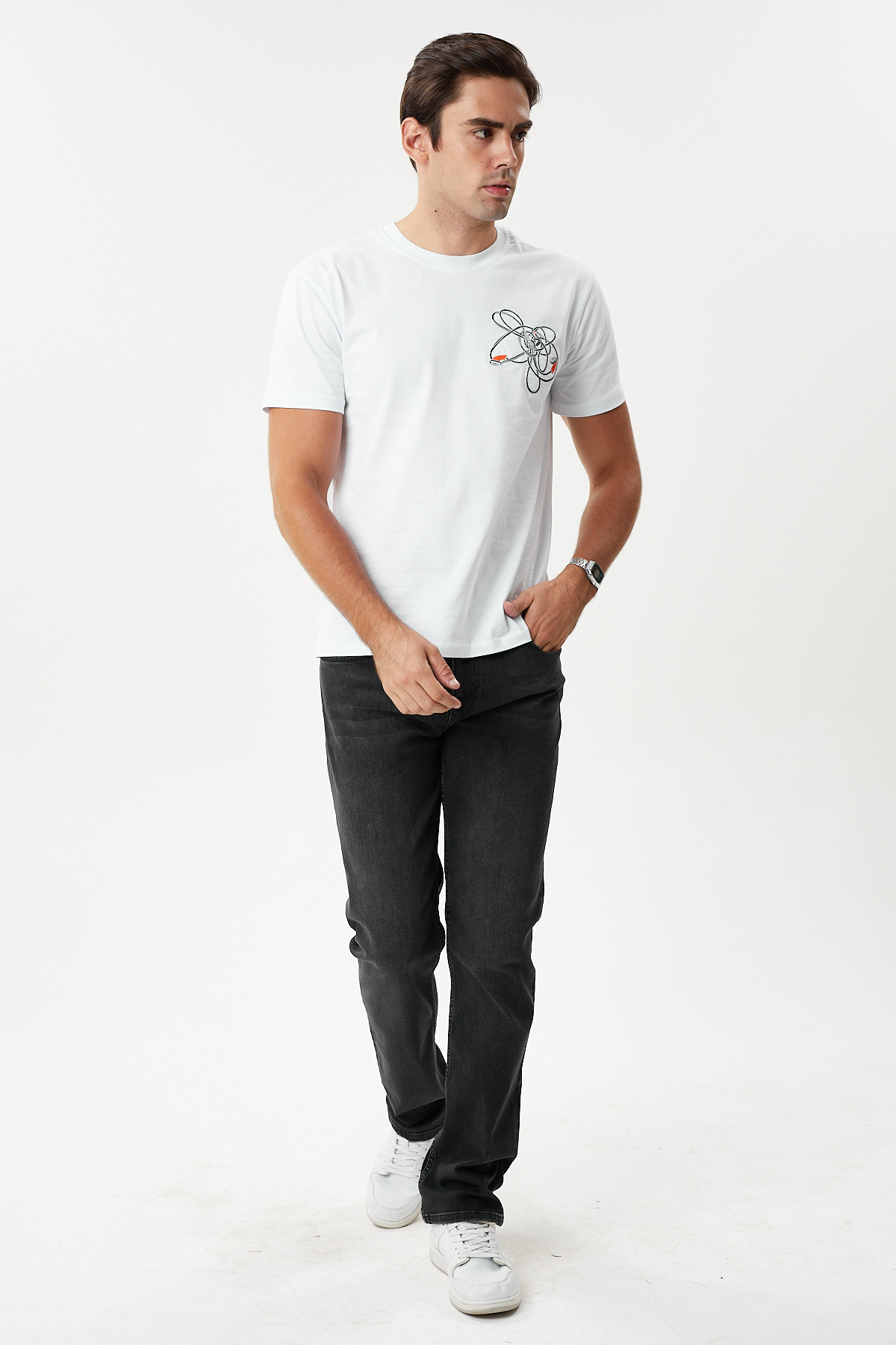 NBM TW MARTIN 756 DENIM-Füme-siyah