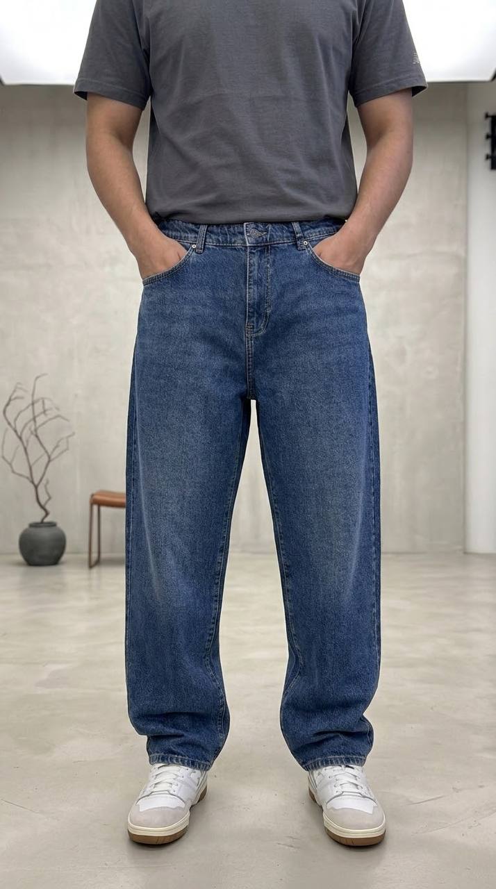 NBM TW BAGGY 789 DENIM-Deep blue