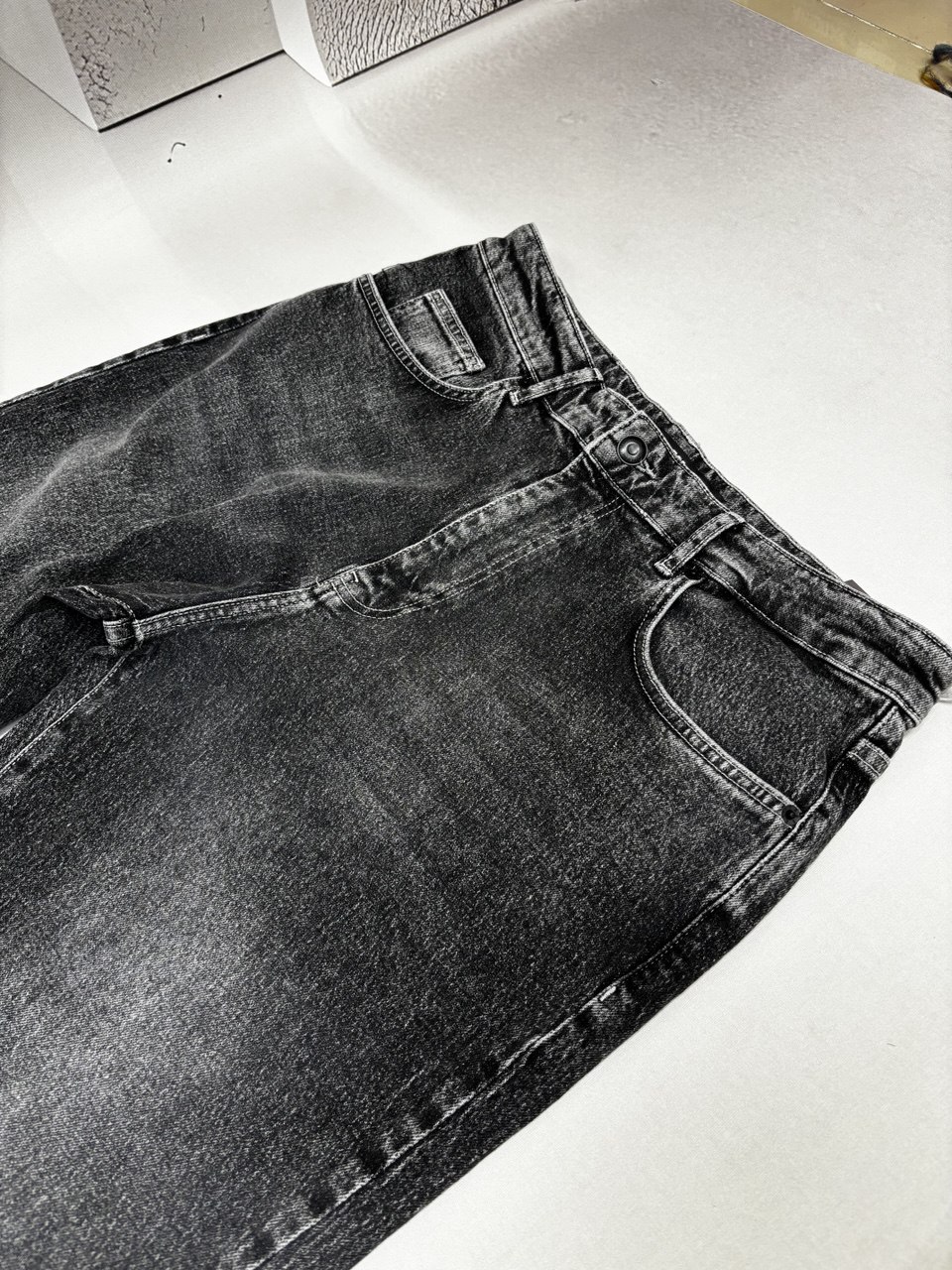 NBM TW BAGGY 789 DENIM-Ice grey