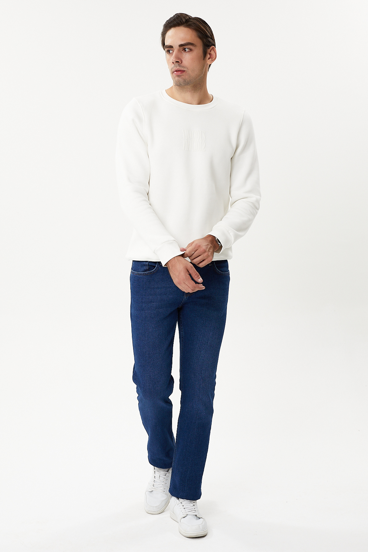 NBM TW CJ MARS 9133 DUZ KESIM DENIM-Mavi