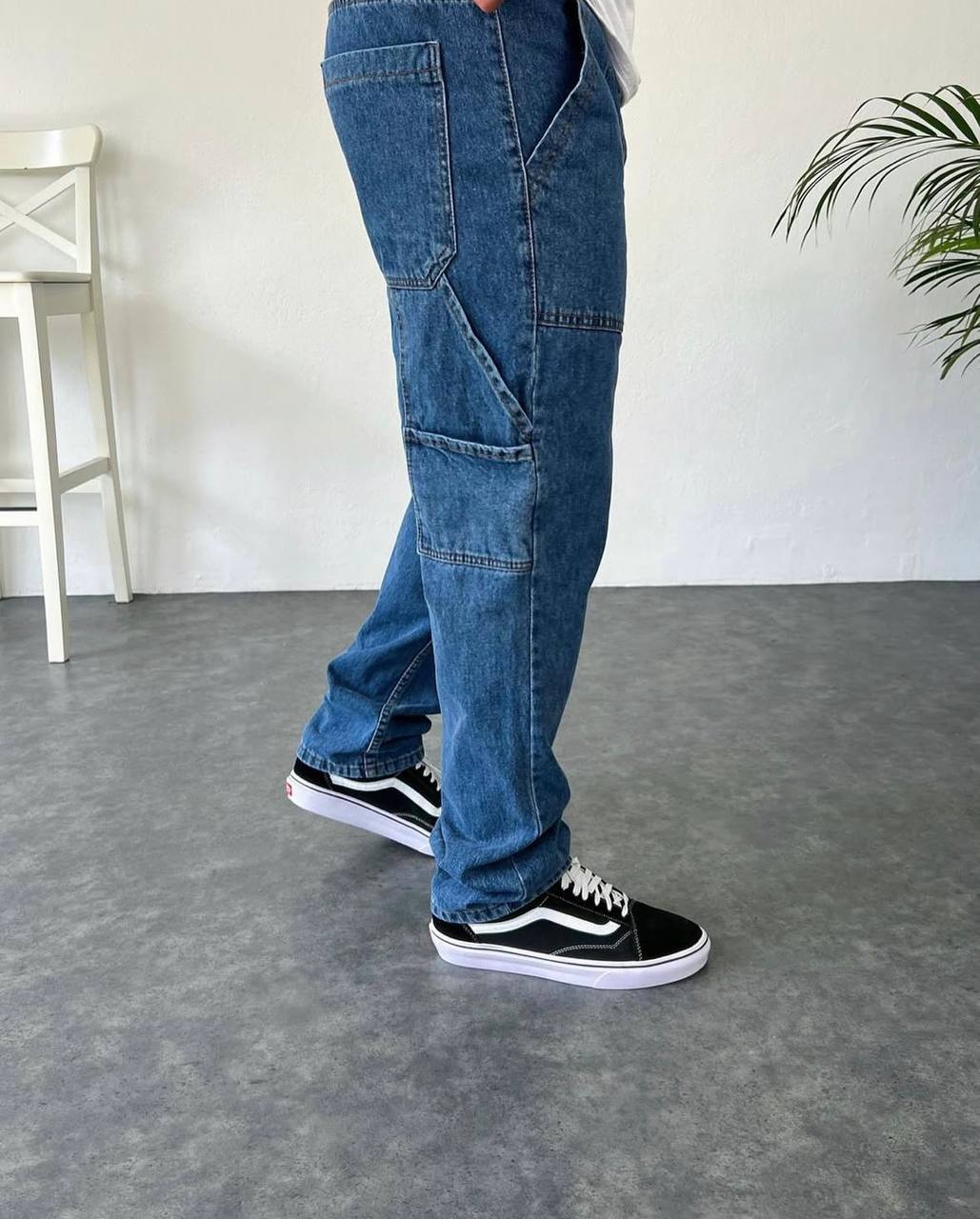 NBM DNTP DK0001 BAGGY DENIM-Mavi