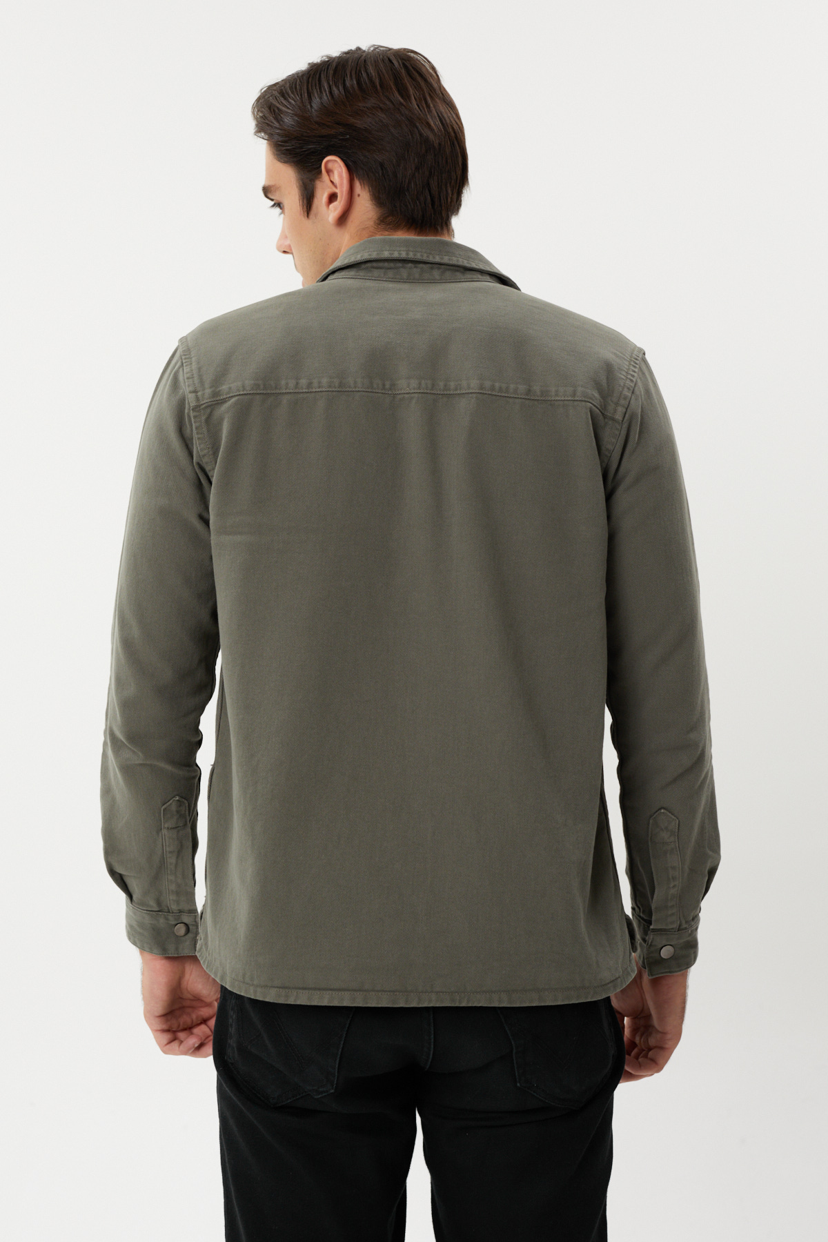 NBM TW EG 1835 SLIM FIT CEPLI DENIM GOMLEK