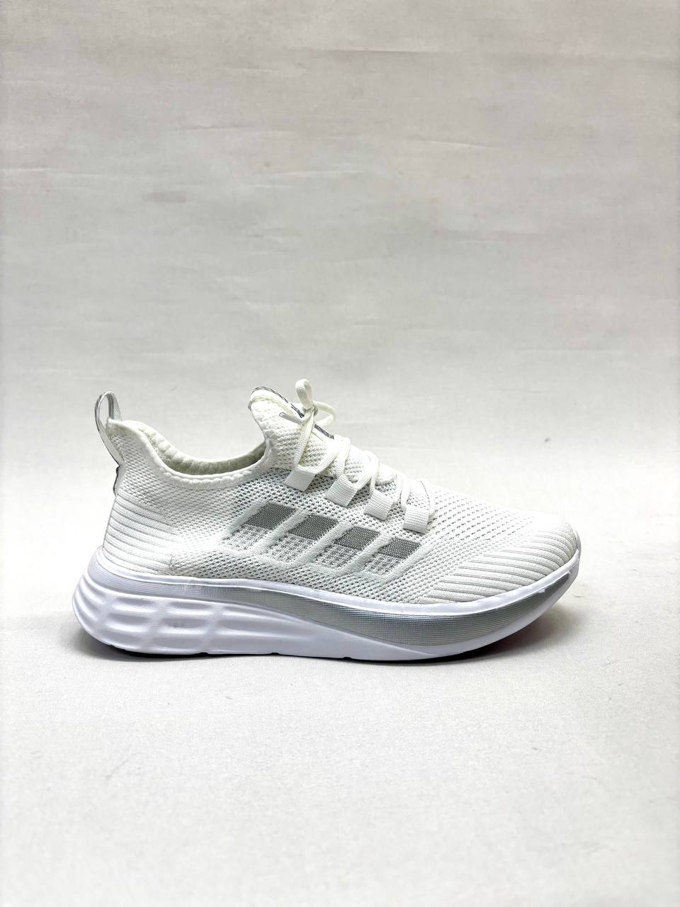 NBU AWDX 910 TRIKO SPOR AYAKKABI 40-44-Beyaz-gümüş