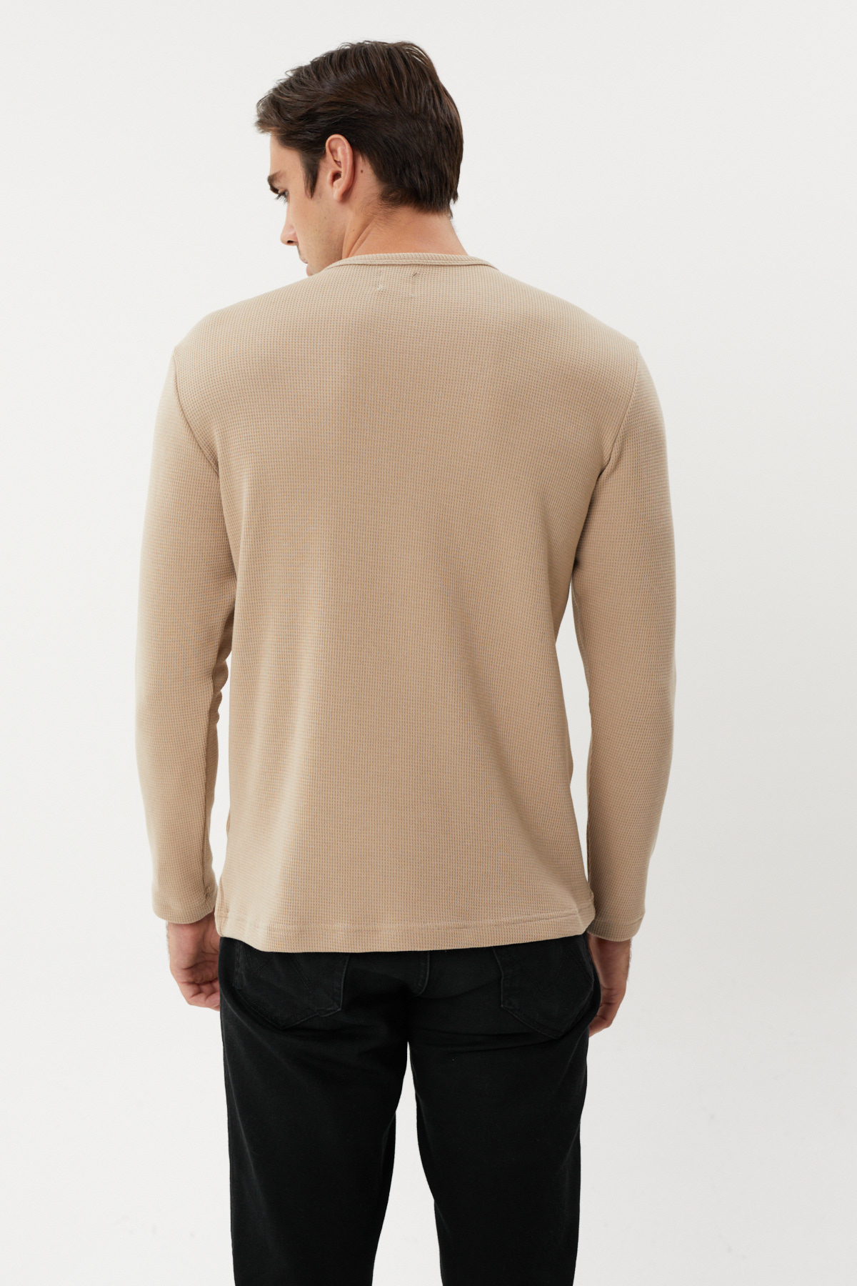 NBM TW ESW 2890-Y INCE PIKE KUMAS SWEATSHIRT-Bej