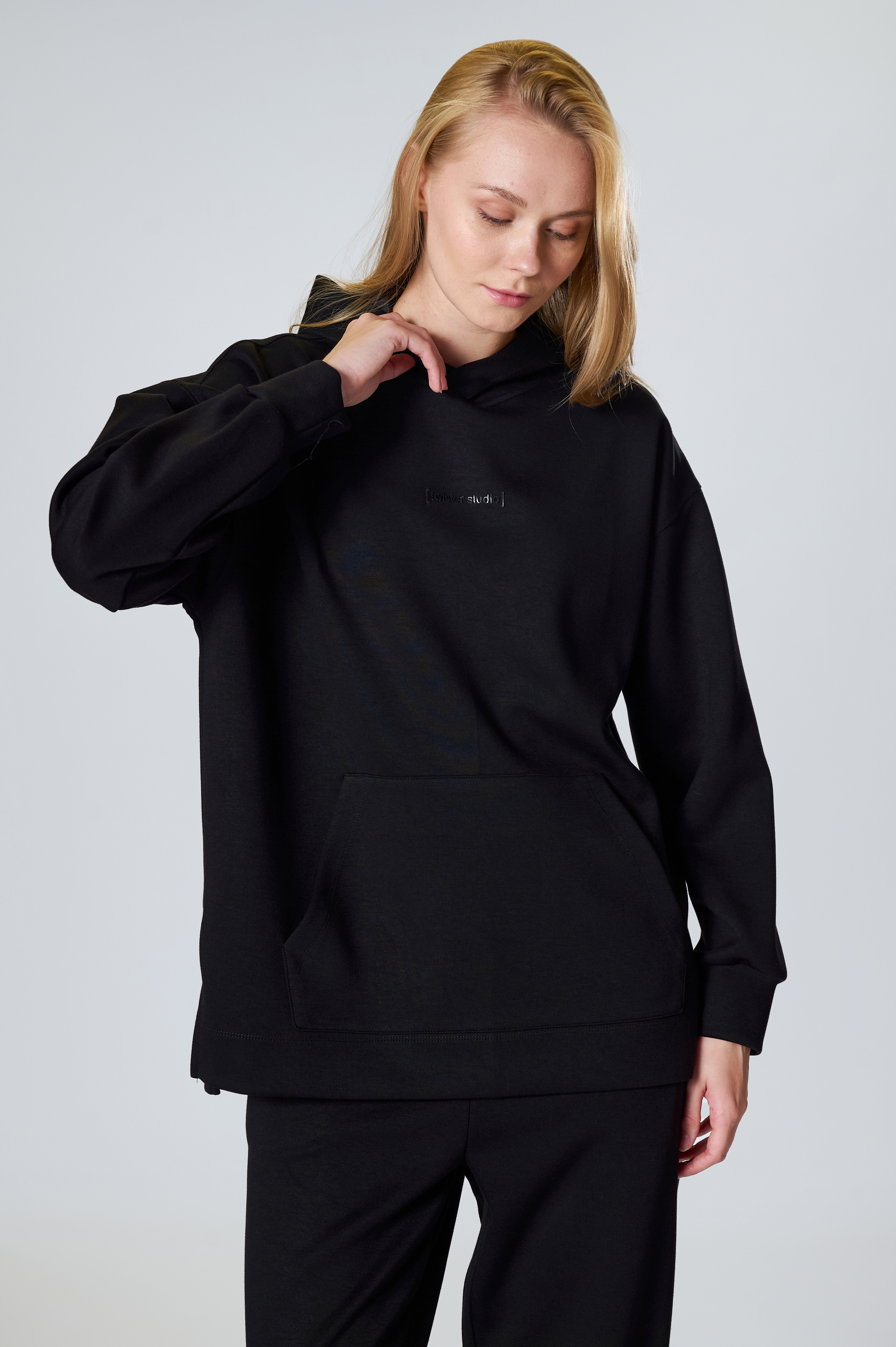 NBW TW BSW 1021 SOFT TOUCH KAPSONLU OVERSIZE SWEATSHIRT