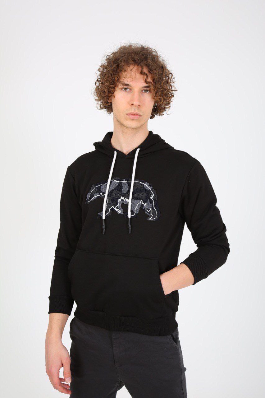 NBM TW ESW 1912 RELAXED FIT KAPUSONLU NAKISLI SWEATSHIRT