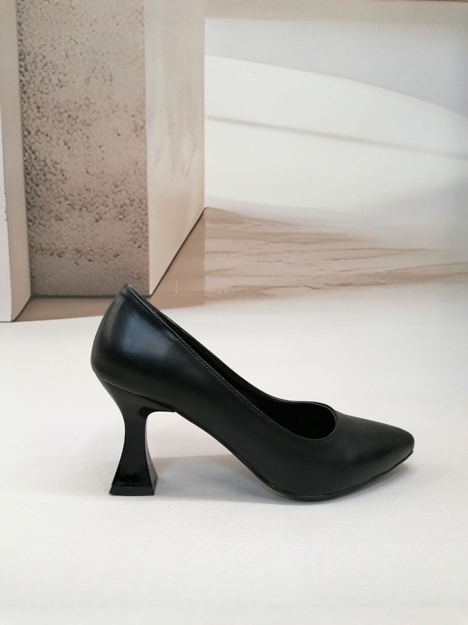 NBW FRS 1020 VEGAN DERI KADEH TOPUK STILETTO AYAKKABI