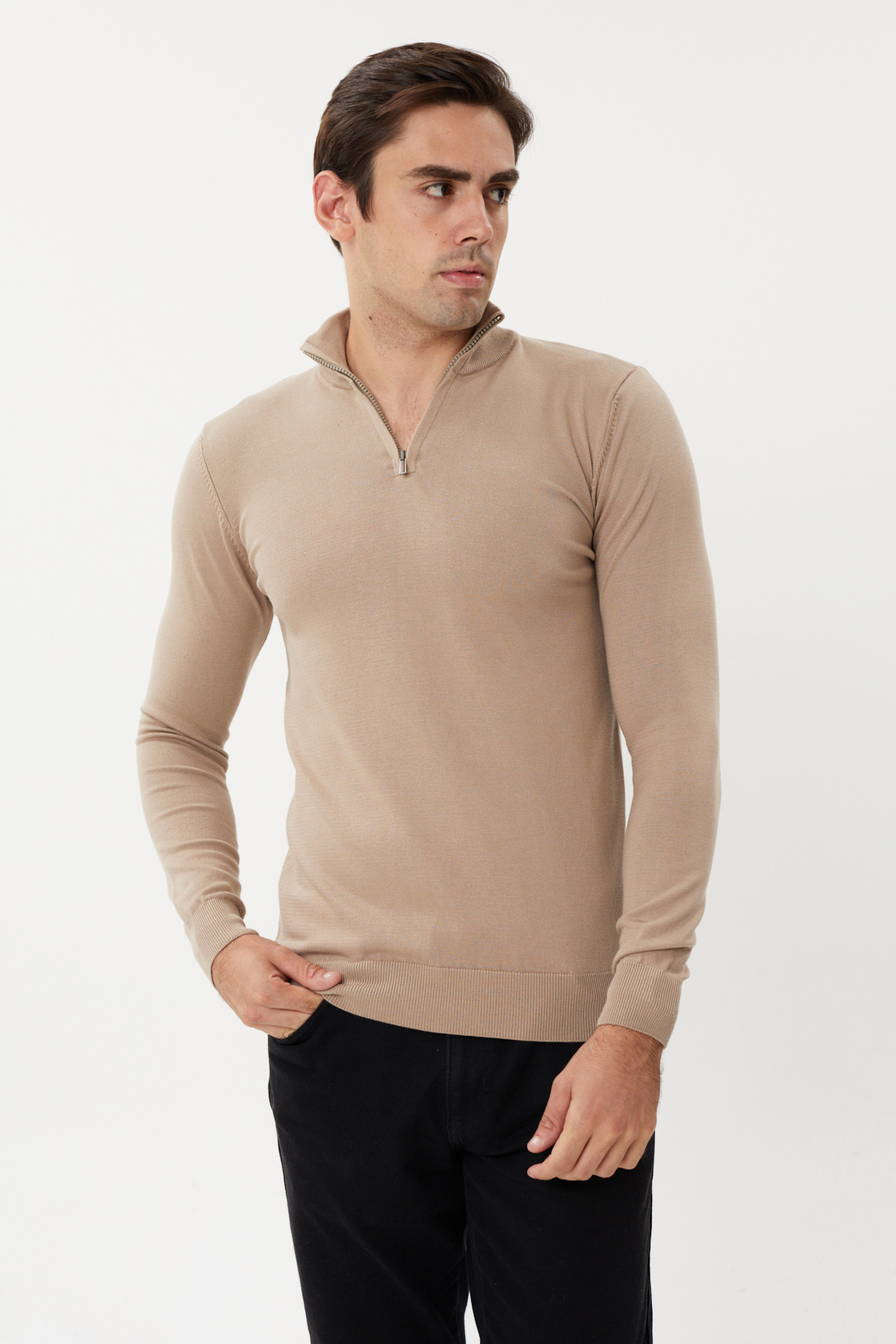 NBM TW ET 3631-Y OLD MONEY FERMUARLI BALIKCI TRIKO-Soft taupe