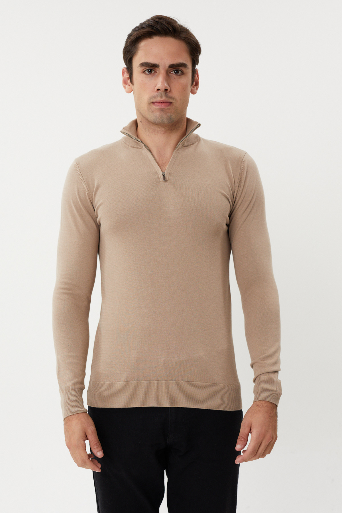 NBM TW ET 3631-Y OLD MONEY FERMUARLI BALIKCI TRIKO-Soft taupe