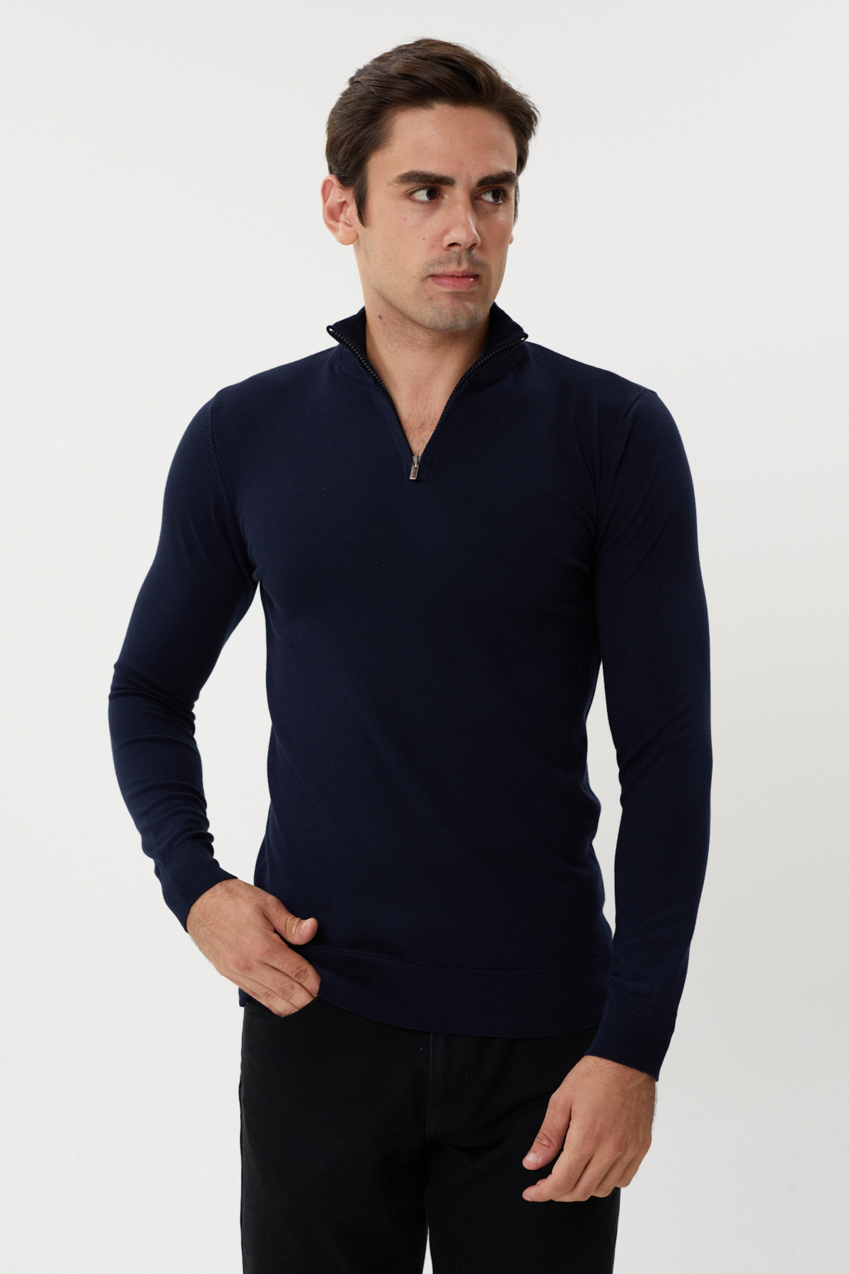 NBM TW ET 3631-Y OLD MONEY FERMUARLI BALIKCI TRIKO-Navy