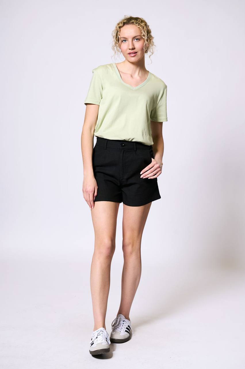 NBW TW BTS 1050 V YAKA REGULAR FIT BASIC T-SHIRT-Green