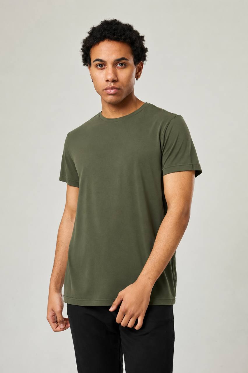 NBM TW 2352 BASIC MODAL RAHAT KALIP T-SHIRT