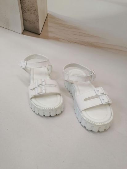 NBW MKL  L&L 1013 YUKSEK TABANLI SANDALAET-Beyaz