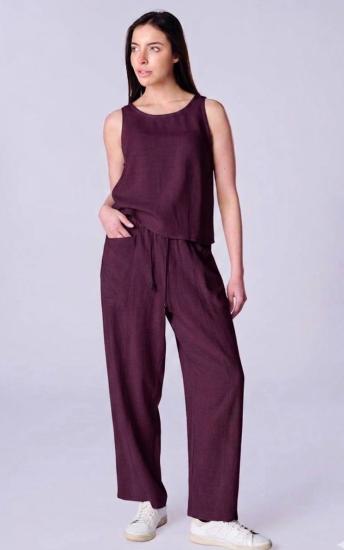 NBW TW BG 838 KETEN BLUZ-Burgundy