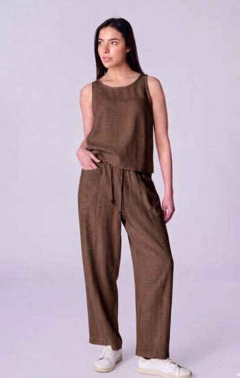 NBW TW BG 838 KETEN BLUZ-Brown
