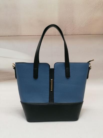 NBW PLT 1021 VEGAN DERI ORTA BOY CANTA-Indigo