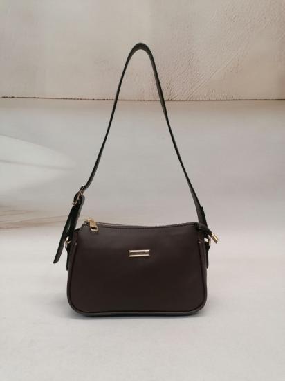 NBW PLT 1050 VEGAN DERI MINI KOL CANTASI-Kahve