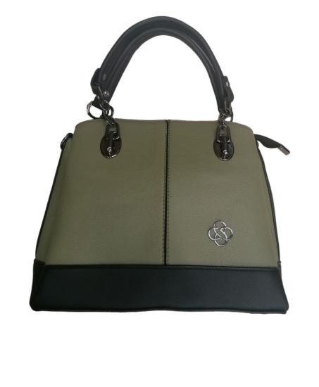 NBW PLT 1051 ZINCIR DETAYLI KOL CANTASI-Koyu haki