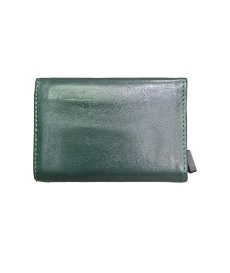 NBU ERTG 1005 HAKIKI DERI MEKANIZMALI KARTLIK-Yeşil