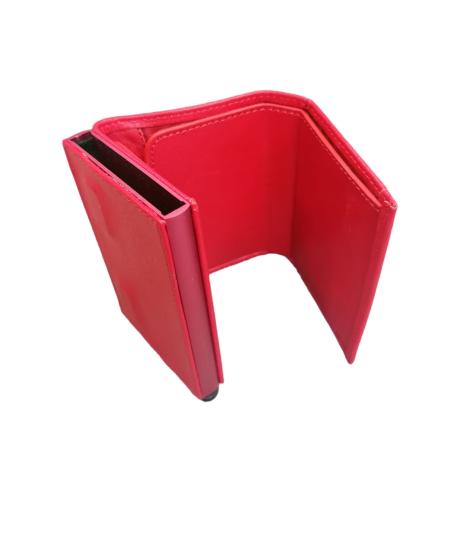 NBU ERTG 1005 HAKIKI DERI MEKANIZMALI KARTLIK-Kırmızı