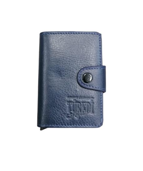 NBU ERTG 1006 HAKIKI DERI CITCIT MEKANIZMALI KARTLIK-Lacivert