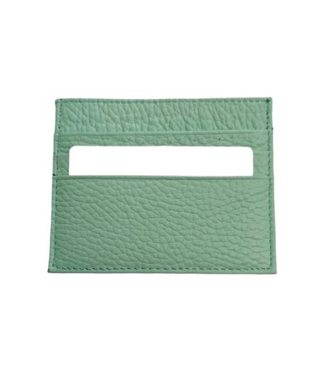 NBU ERTG 1009 HAKIKI DERI INCE KARTLIK-Su yeşili