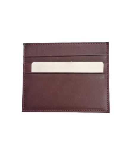 NBU ERTG 1009 HAKIKI DERI INCE KARTLIK-Mürdüm