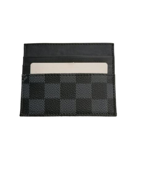 NBU ERTG 1009 HAKIKI DERI INCE KARTLIK-Siyah-füme