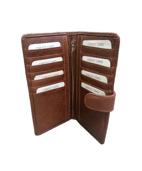 NBU ERTG 1013 HAKIKI DERI DIKEY CITCITLI KARTLIK-Taba