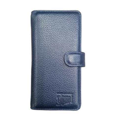 NBU ERTG 1013 HAKIKI DERI DIKEY CITCITLI KARTLIK-Lacivert