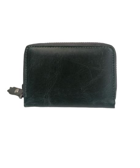 NBU ERTG 1018 HAKIKI MAT DERI FERMUARLI KARTLIK-Füme