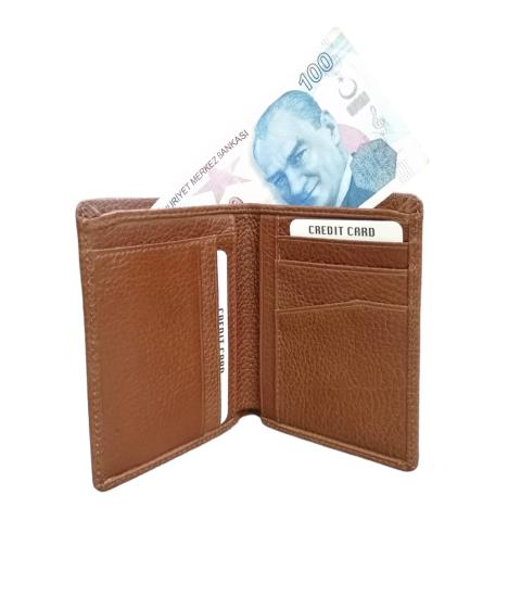 NBU ERTG 1020 HAKIKI DERI PARA BOLMELI INCE CUZDAN-Taba