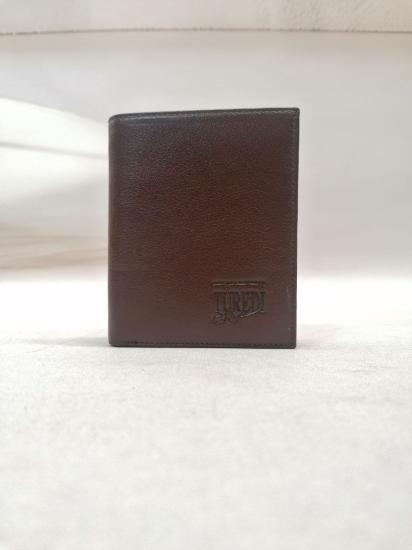 NBU ERTG 1021 HAKIKI DERI CIFT PARA BOLMELI INCE CUZDAN-Kahve çekirdeği