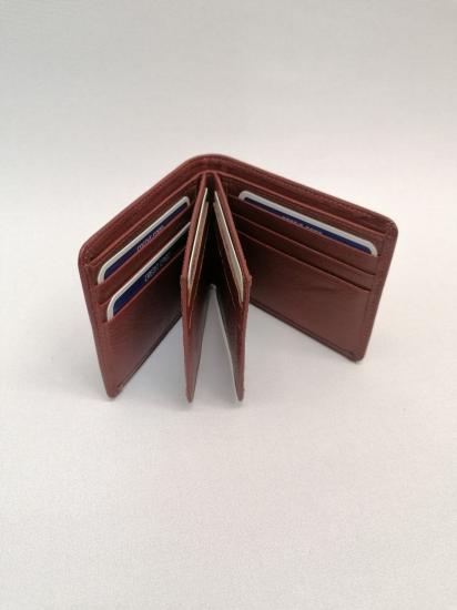 NBM ERTG 1022 HAKIKI DERI EKSTRA KARTLIK BOLMELI YATAY CUZDAN