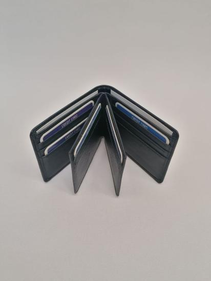 NBM ERTG 1022 HAKIKI DERI EKSTRA KARTLIK BOLMELI YATAY CUZDAN-Lacivert