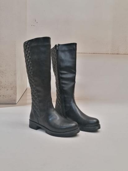 NBW LYD 1007 VEGAN DERI ICI POLAR KAPONE DETAYLI FERMUARLI CIZME