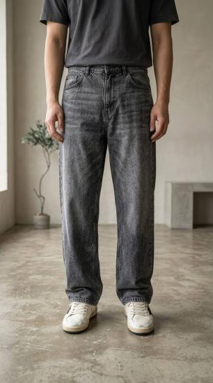 NBM TW BAGGY 789 DENIM-Dark grey