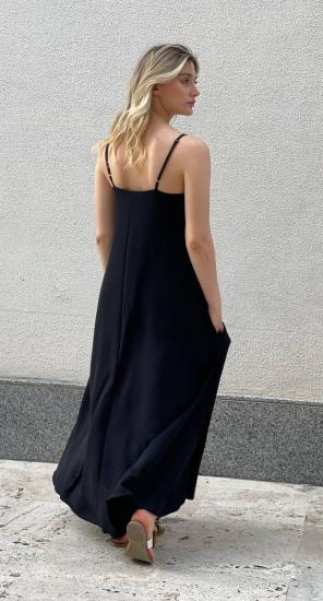 NBW RKH 1018 INCE ASKILI CEPLI MIDI BOY ELBISE