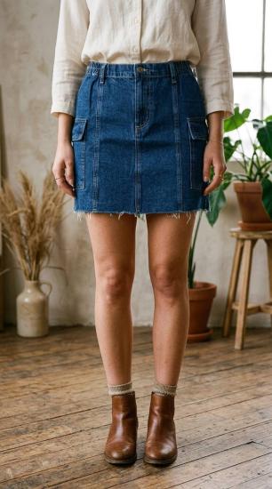 NBW TW PETA 2053 DENIM MINI ETEK-Dark blue
