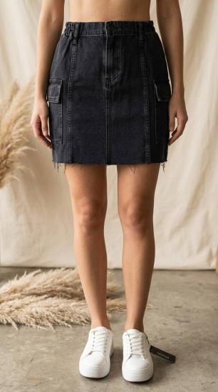 NBW TW PETA 2053 DENIM MINI ETEK-Black black