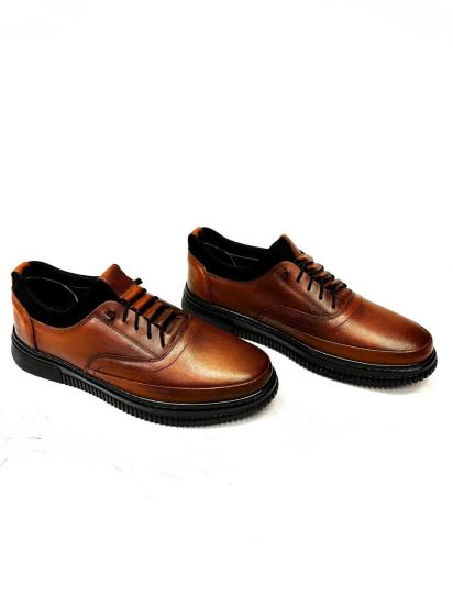 NBM TPL 134 HAKIKI DERI LASTIK BAGCIKLI GUNLUK AYAKKABI-Taba