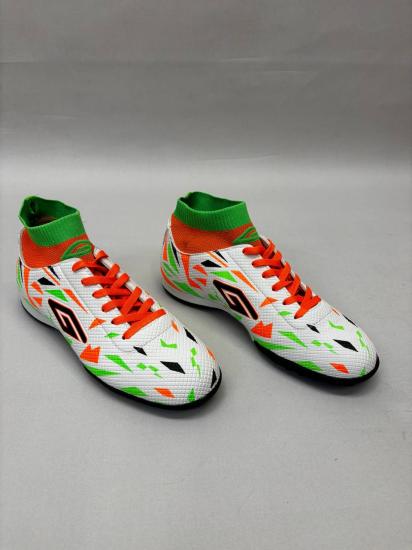 NBM DGN MK 2303 CORAPLI HALISAG FUTBOL AYAKKABI-Beyaz-turuncu