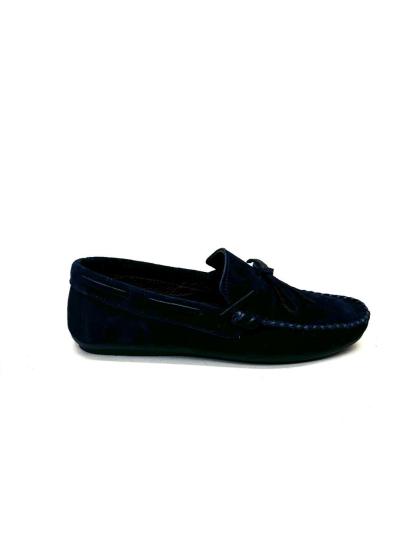 NBM YZLR 1002 HAKIKI SUET DERI LOAFER AYAKKABI