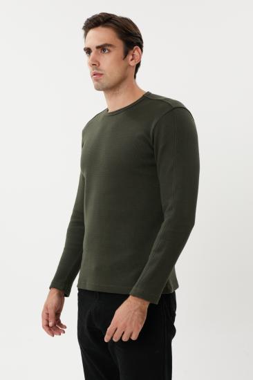 NBM TW ESW 2890-Y INCE PIKE KUMAS SWEATSHIRT-Koyu haki