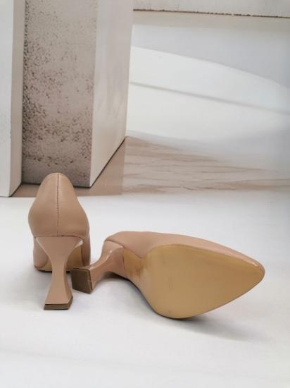 NBW FRS 1020 VEGAN DERI KADEH TOPUK STILETTO AYAKKABI-Bej