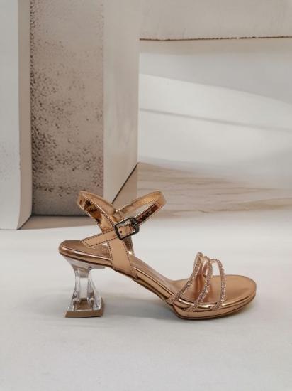 NBW TSN SHOES INCE PLATFORM TASLI TOPUKLU AYAKKABI-Bronze