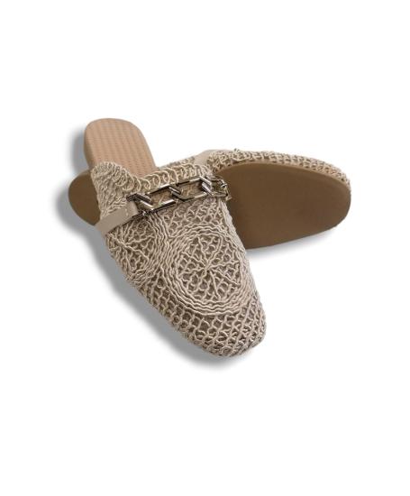 NBW12-1049 ONU KAPALI HASIR TERLIK-Bej