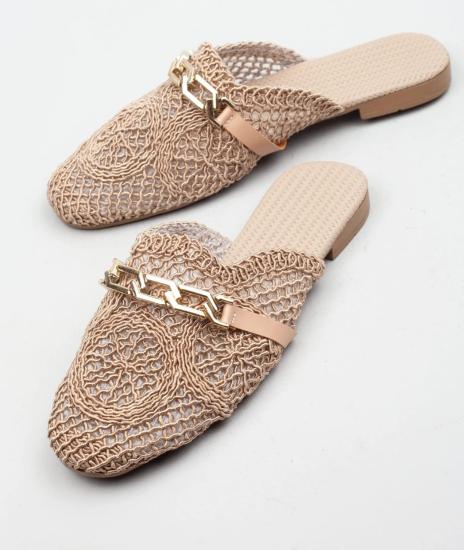 NBW12-1049 ONU KAPALI HASIR TERLIK-Camel