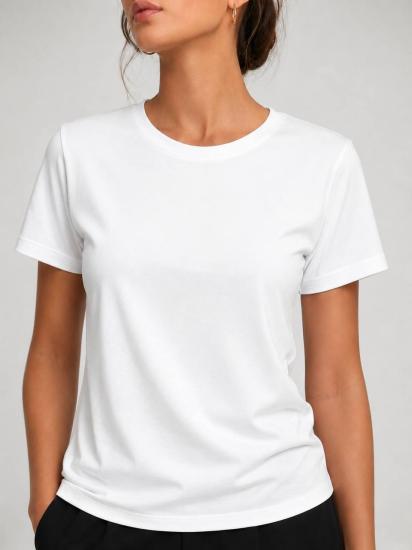 NBW TW BTS 1049 BASIC RELAX FIT T-SHIRT-Beyaz